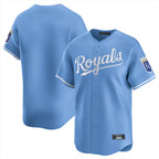 Silnrao KC.Royals Light Blue Alt Limited Home Blank Player Stitched Jerseys