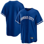Silnrao KC.Royals Royal Game Home Blank Player Stitched Jerseys