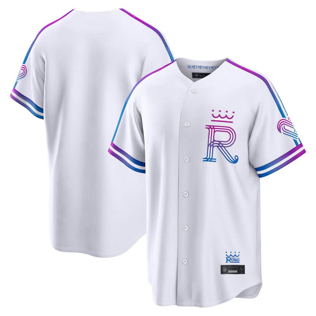 Silnrao KC.Royals White 2026 City Connect Limited Home Blank Player Stitched Jerseys