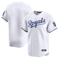 Silnrao KC.Royals White Alt Limited Home Blank Player Stitched Jerseys