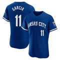 Silnrao KC.Royals #11 Maikel Garcia Player Royal City Connect Limited Elite Home Game Stitched Jerseys