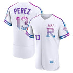 Silnrao KC.Royals #13 Salvador Perez Player White 2026 City Connect Limited Elite Home Stitched Jerseys