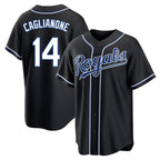 Silnrao KC.Royals #14 Jac Caglianone Player Black Carbon Fashion Home Game Stitched Jerseys