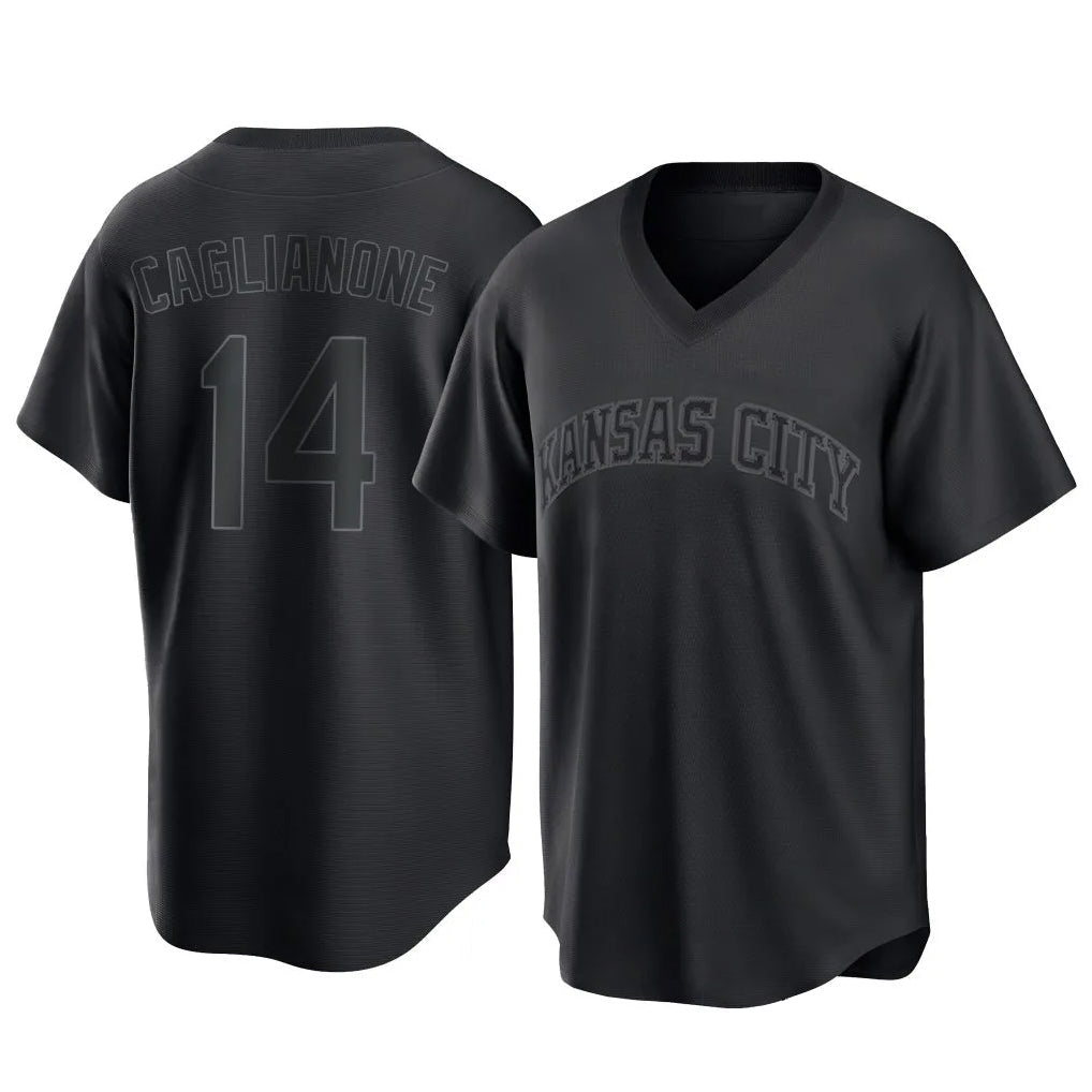 Silnrao KC.Royals #14 Jac Caglianone Player Black Fashion Game Stitched Jerseys