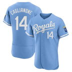 Silnrao KC.Royals #14 Jac Caglianone Player Light Blue Alt Limited Elite Home Stitched Jerseys