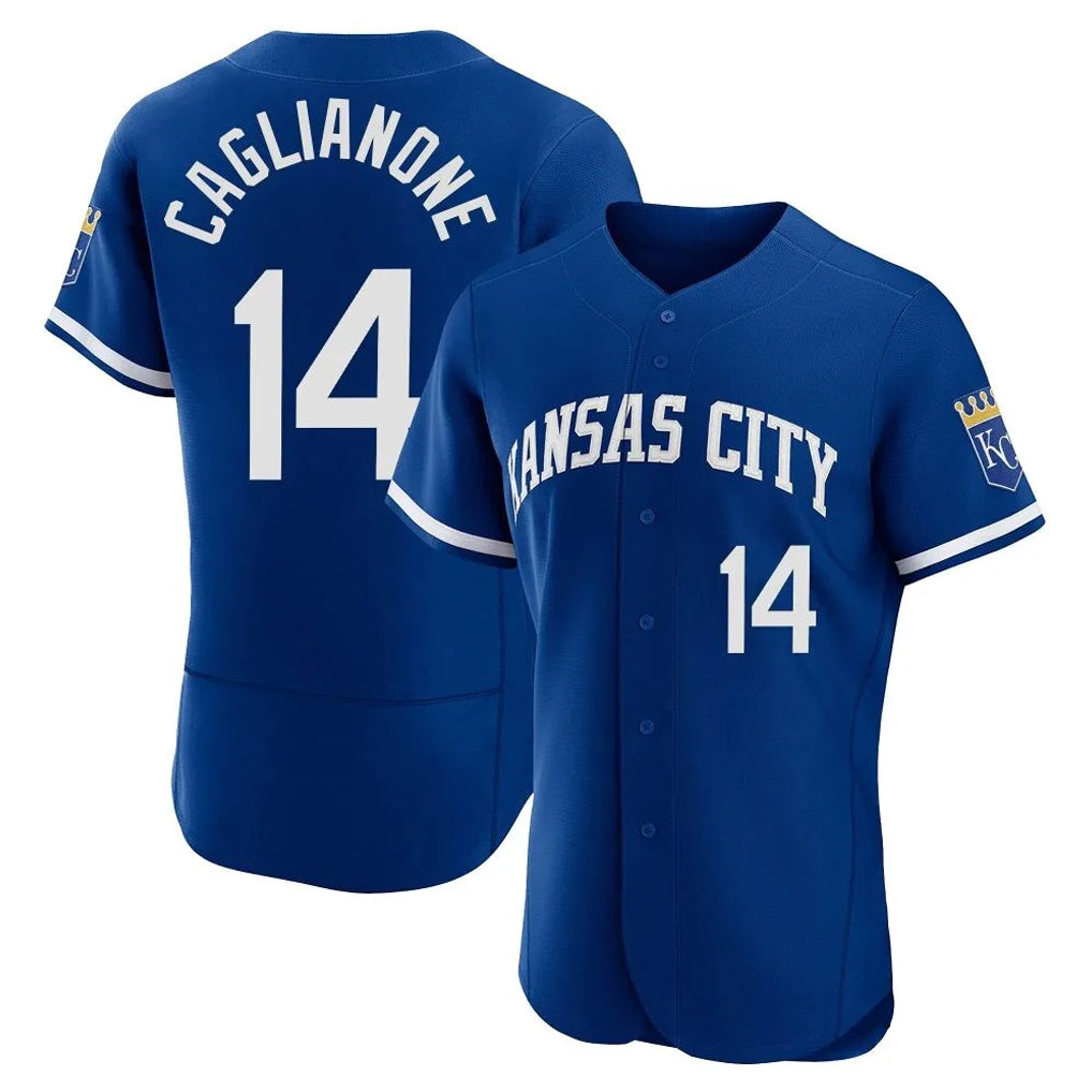 Silnrao KC.Royals #14 Jac Caglianone Player Royal City Connect Limited Elite Home Game Stitched Jerseys
