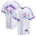 Silnrao KC.Royals #14 Jac Caglianone Player White 2026 City Connect Limited Home Stitched Jerseys