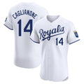 Silnrao KC.Royals #14 Jac Caglianone Player White Alt Limited Elite Home Stitched Jerseys