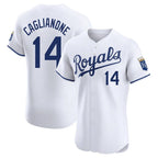 Silnrao KC.Royals #14 Jac Caglianone Player White Alt Limited Elite Home Stitched Jerseys