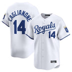 Silnrao KC.Royals #14 Jac Caglianone Player White Alt Limited Home Stitched Jerseys