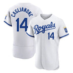 Silnrao KC.Royals #14 Jac Caglianone Player White Limited Elite Home Game Stitched Jerseys