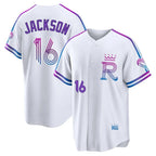 Silnrao KC.Royals #16 Bo Jackson Player White 2026 City Connect Limited Home Stitched Jerseys