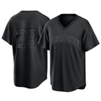 Silnrao KC.Royals #28 Kyle Isbel Player Black Fashion Game Stitched Jerseys