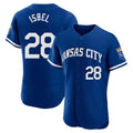 Silnrao KC.Royals #28 Kyle Isbel Player Royal City Connect Limited Elite Home Game Stitched Jerseys