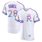 Silnrao KC.Royals #28 Kyle Isbel Player White 2026 City Connect Limited Elite Home Stitched Jerseys