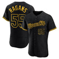 Silnrao KC.Royals #55 Cole Ragans Player Black Snake Skin City Limited Elite Stitched Jerseys