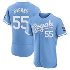 Silnrao KC.Royals #55 Cole Ragans Player Light Blue Alt Limited Elite Home Stitched Jerseys