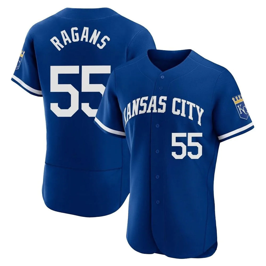 Silnrao KC.Royals #55 Cole Ragans Player Royal City Connect Limited Elite Home Game Stitched Jerseys