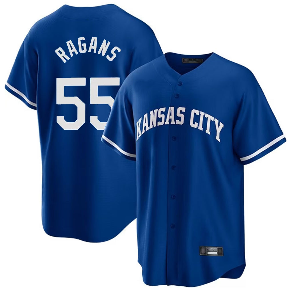 Silnrao KC.Royals #55 Cole Ragans Player Royal Game Home Stitched Jerseys