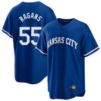 Silnrao KC.Royals #55 Cole Ragans Player Royal Game Home Stitched Jerseys