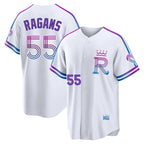 Silnrao KC.Royals #55 Cole Ragans Player White 2026 City Connect Limited Home Stitched Jerseys