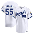Silnrao KC.Royals #55 Cole Ragans Player White Alt Limited Home Stitched Jerseys