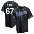Silnrao KC.Royals #67 Seth Lugo Player Black Carbon Fashion Home Game Stitched Jerseys