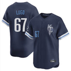 Silnrao KC.Royals #67 Seth Lugo Player Navy City Connect Limited Home Stitched Jerseys