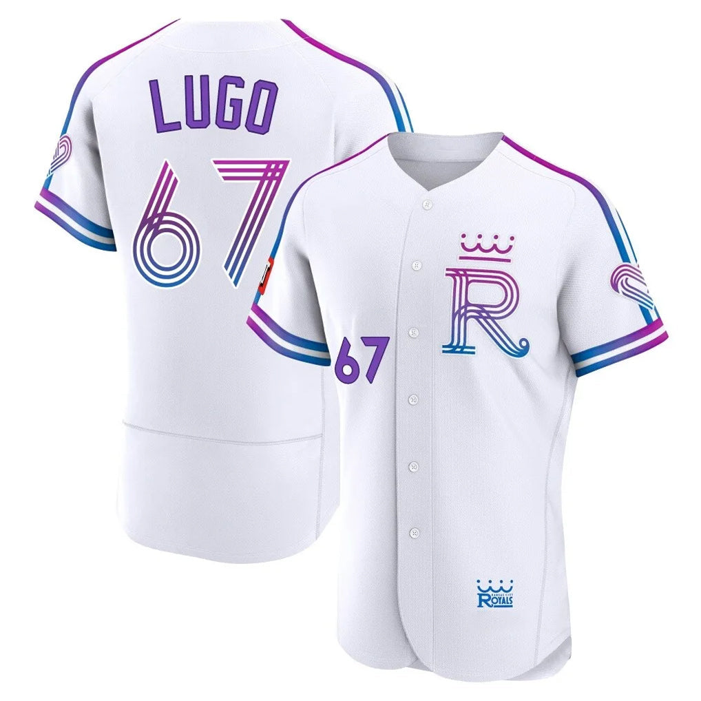 Silnrao KC.Royals #67 Seth Lugo Player White 2026 City Connect Limited Elite Home Stitched Jerseys