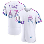 Silnrao KC.Royals #67 Seth Lugo Player White 2026 City Connect Limited Elite Home Stitched Jerseys
