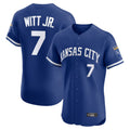 Silnrao KC.Royals #7 Bobby Witt Jr. Player Royal Game Home Stitched Jerseys