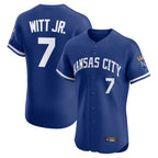 Silnrao KC.Royals #7 Bobby Witt Jr. Player Royal Game Home Stitched Jerseys