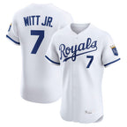 Silnrao KC.Royals #7 Bobby Witt Jr. Player White Alt Limited Elite Home Stitched Jerseys