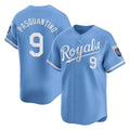 Silnrao KC.Royals #9 Vinnie Pasquantino Player Light Blue Alt Limited Home Stitched Jerseys