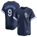 Silnrao KC.Royals #9 Vinnie Pasquantino Player Navy City Connect Limited Home Stitched Jerseys