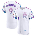 Silnrao KC.Royals #9 Vinnie Pasquantino Player White 2026 City Connect Limited Elite Home Stitched Jerseys