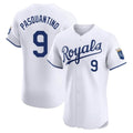 Silnrao KC.Royals #9 Vinnie Pasquantino Player White Alt Limited Elite Home Stitched Jerseys