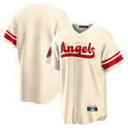 Silnrao LA.Angels Cream City Connect Home Blank Player Stitched Jerseys