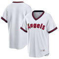 Silnrao LA.Angels White T-shirt Home Game Blank Player Stitched Jerseys