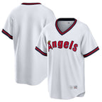 Silnrao LA.Angels White T-shirt Home Game Blank Player Stitched Jerseys