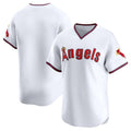 Silnrao LA.Angels White T-shirt Home Limited Blank Player Stitched Jerseys