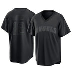 Silnrao LA.Angels #12 Jorge Soler Player Black Pitch Fashion T-shirt Stitched Jerseys