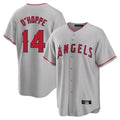 Silnrao LA.Angels #14 Logan O'Hoppe Player Gray Home Game Stitched Jerseys