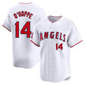 Silnrao LA.Angels #14 Logan O'Hoppe Player White Limited Home Stitched Jerseys