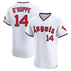 Silnrao LA.Angels #14 Logan O'Hoppe Player White T-shirt Home Limited Elite Stitched Jerseys.jpg