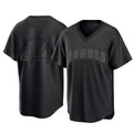Silnrao LA.Angels #44 Ben Joyce Player Black Pitch Fashion T-shirt Stitched Jerseys