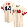 Silnrao LA.Angels #44 Ben Joyce Player Cream City Connect Home Stitched Jerseys
