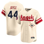 Silnrao LA.Angels #44 Ben Joyce Player Cream City Connect Limited Home Stitched Jerseys