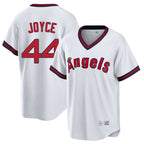 Silnrao LA.Angels #44 Ben Joyce Player White T-shirt Home Game Stitched Jerseys