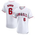 Silnrao LA.Angels #6 Anthony Rendon Player White Limited Elite Stitched Home Jerseys